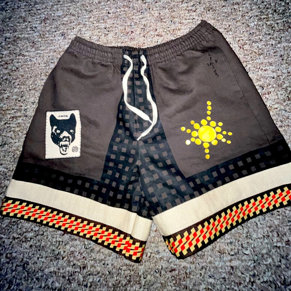 Travis Scott-Cactus Jack wolf shorts